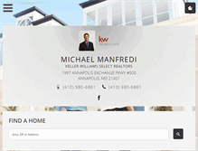 Tablet Screenshot of michaelmanfredihomes.com